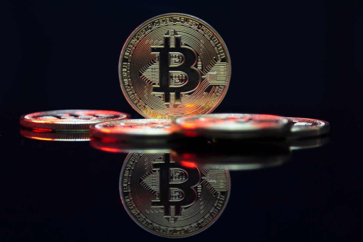 Bitcoin coin close-up representing today's crypto market update